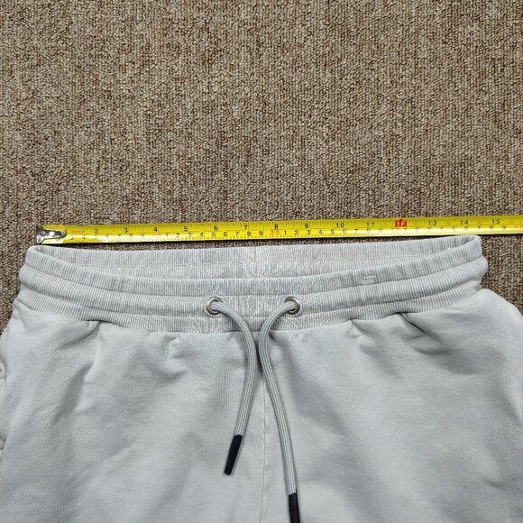 BOLONGARO TREVOR Sport Cloth Shorts Men's Medium Gray Drawstring Cotton Blend - Picture 8 of 11